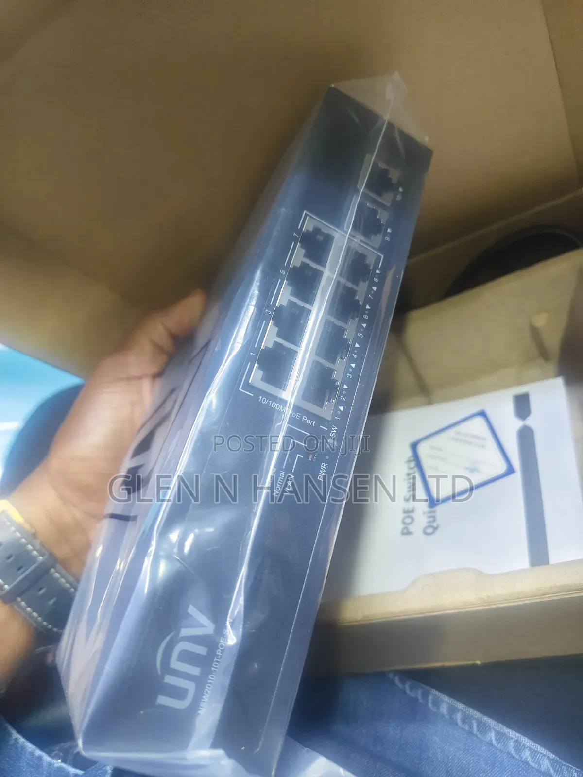 Unview 4 and 8port Poe Switches