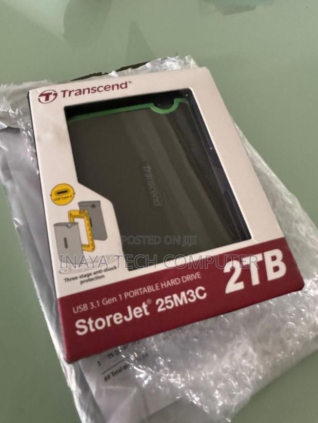 Transcend 2tb Storejet 25m3 Usb 3.1 External HDD - main view