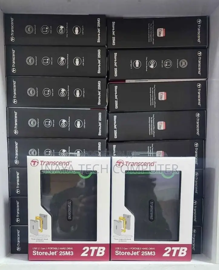 Transcend Storejet 25m3 2tb Portable External Hard Disk