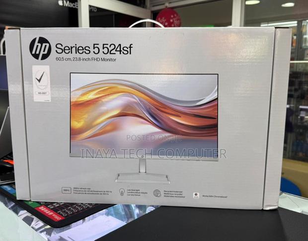 Hp 524sf Series 5 23.8" FHD Black Monitor,