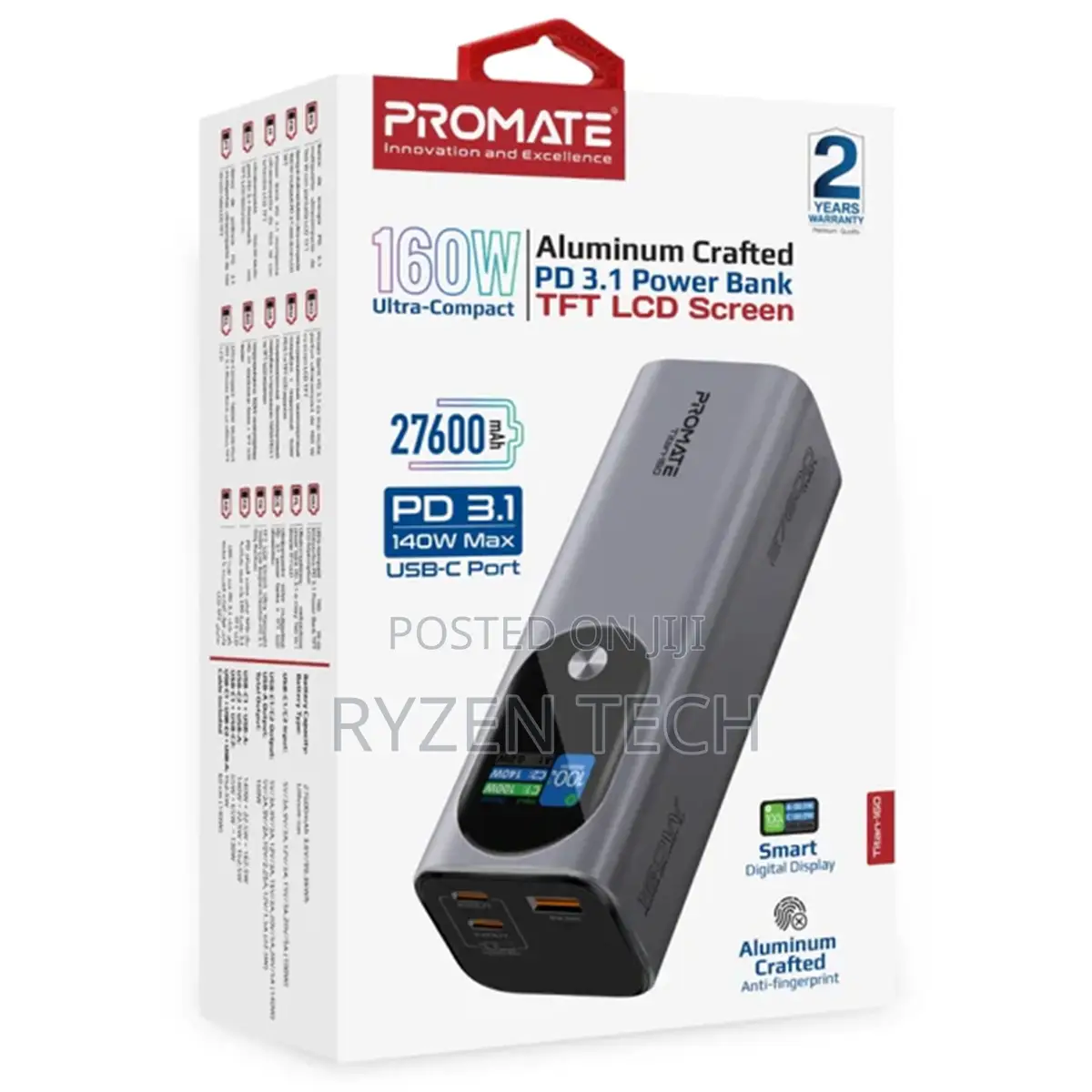 Promate 27600mah 160w Ultra Compact Aluminum