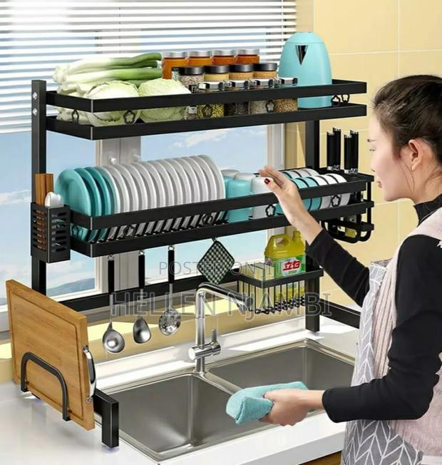 Light Size Double Over the Sink Rack