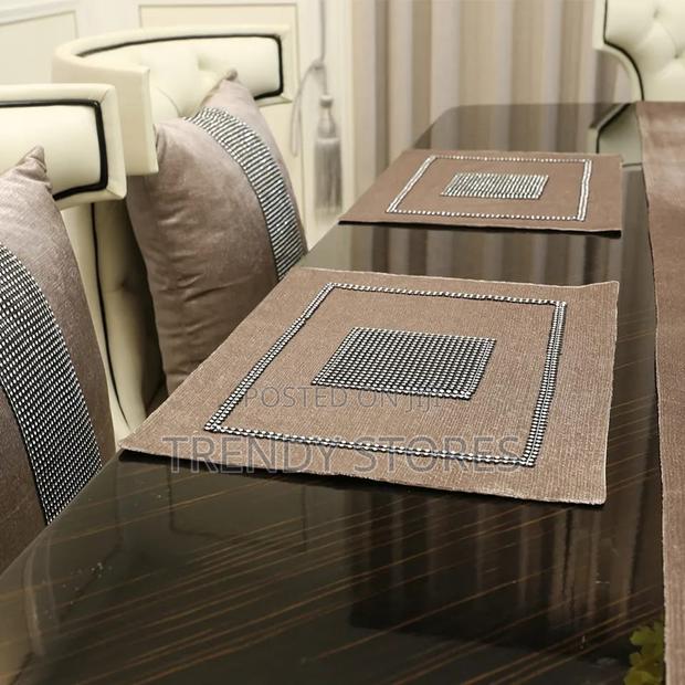 Brown Flannel 13pcs Table Set - main view