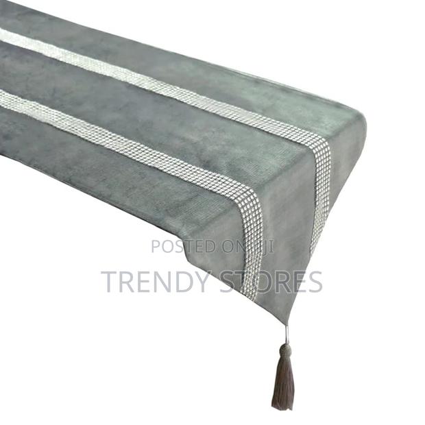 13pcs Grey Flannel Table Set - main view