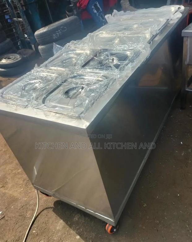 Stainless Steel Food Warmer Display