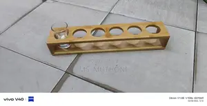 *Bamboo Shot Glass Holder With 6slots Now Available
