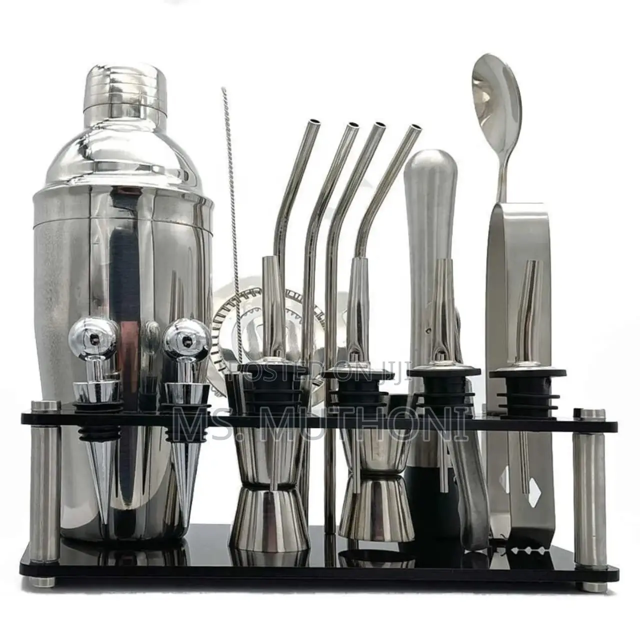 20pcs Stainless Cocktail Set Shaker Mixer