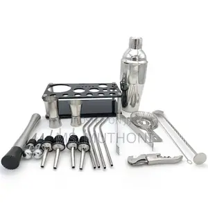 20pcs Stainless Cocktail Set Shaker Mixer