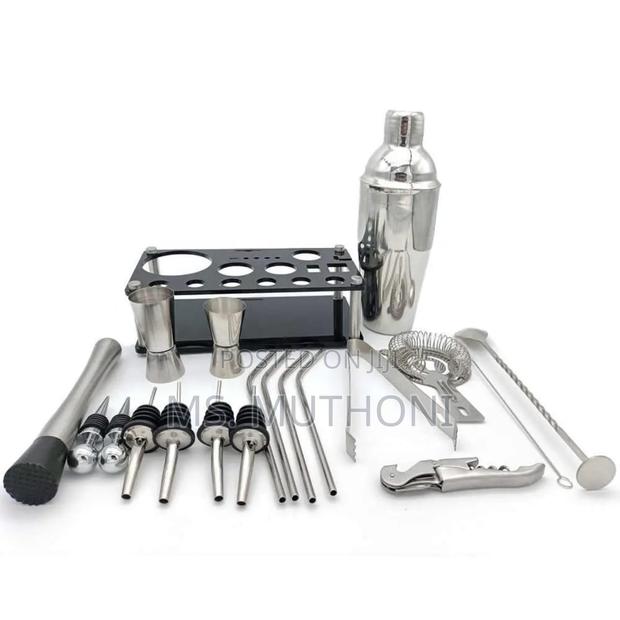 20pcs Stainless Cocktail Set Shaker Mixer - thumbnail 3