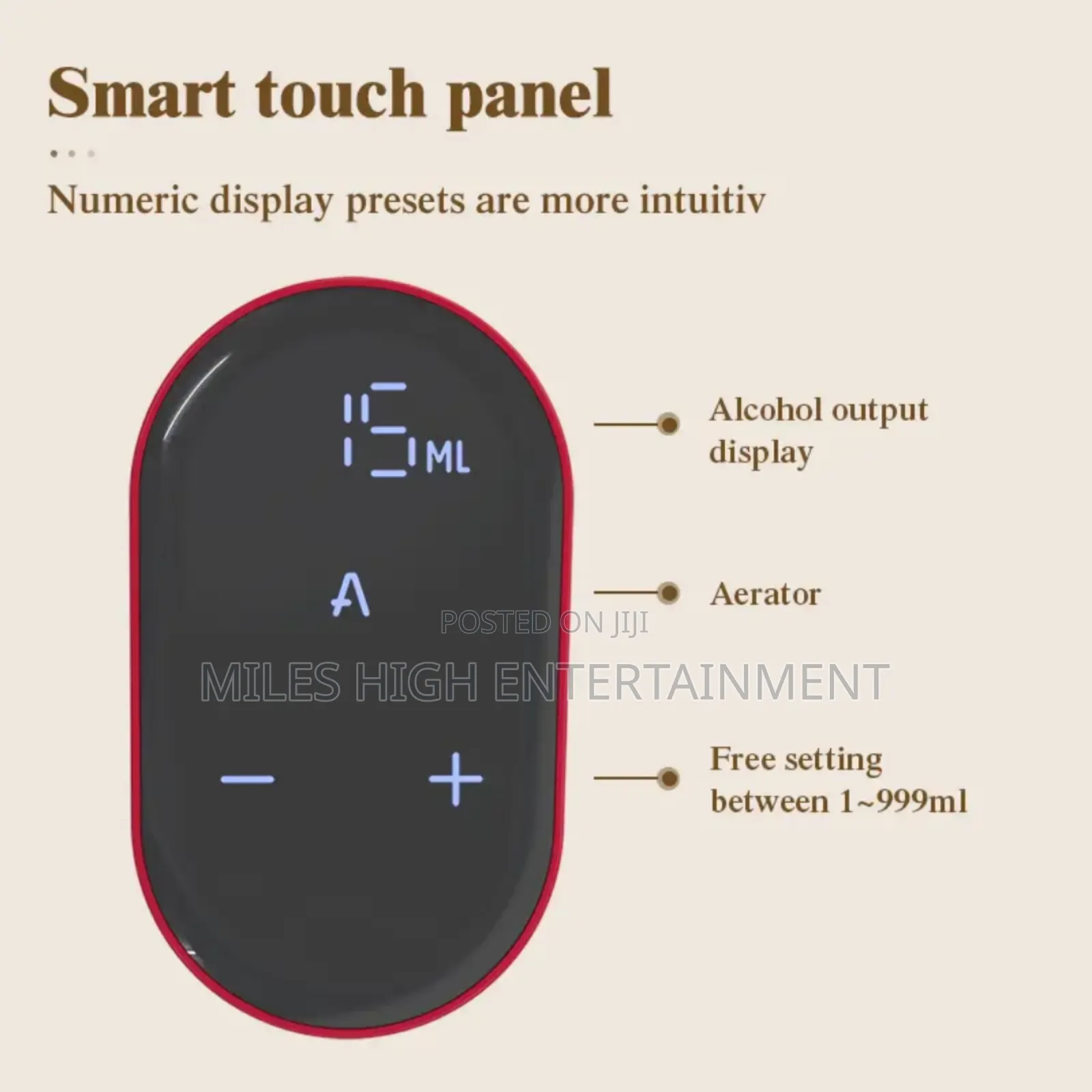 Adjustable Alcohol Dispenser
