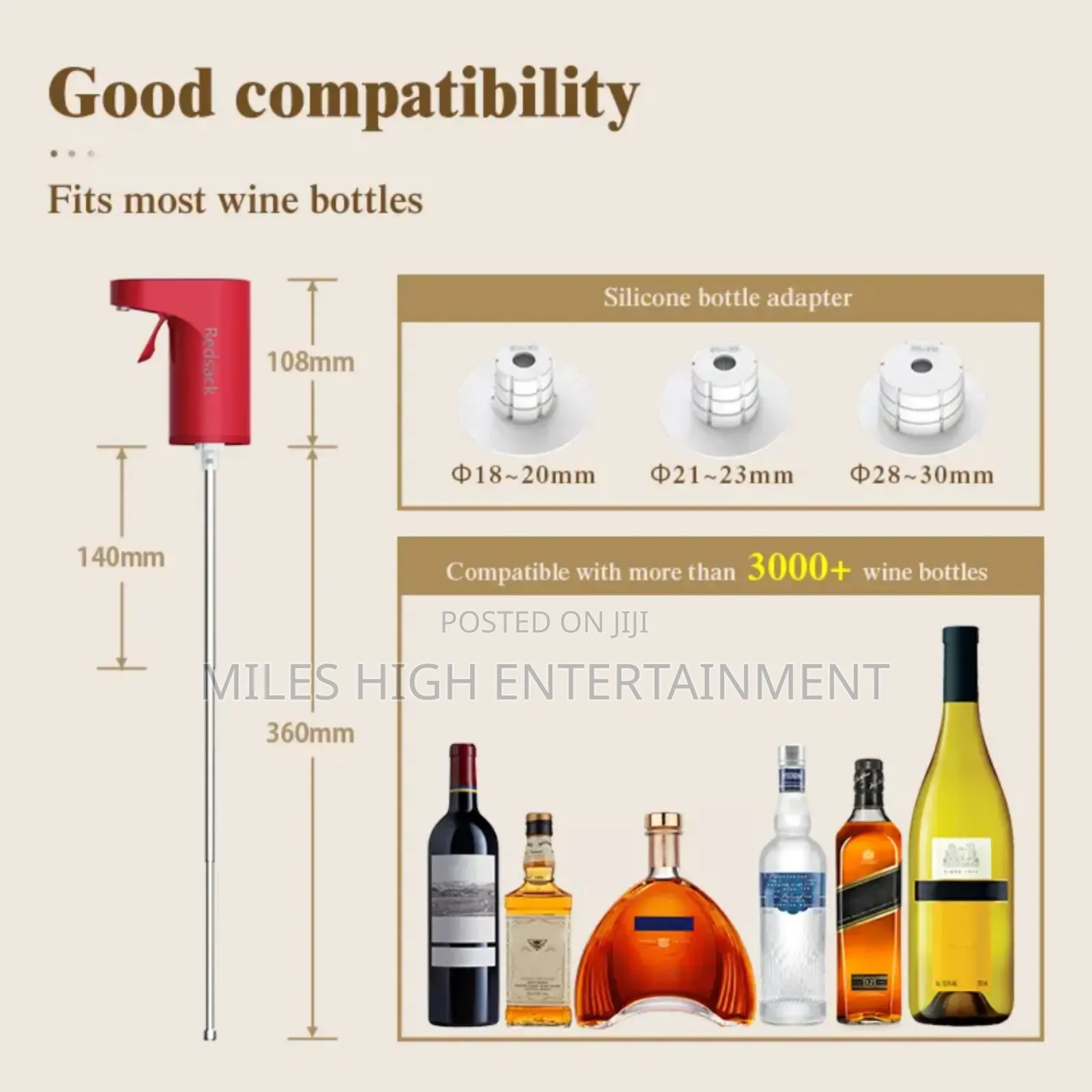 Adjustable Alcohol Dispenser