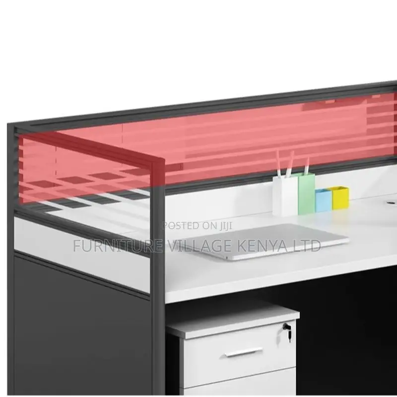 1-User Workstation; Contemporary Rectangular Office Desk