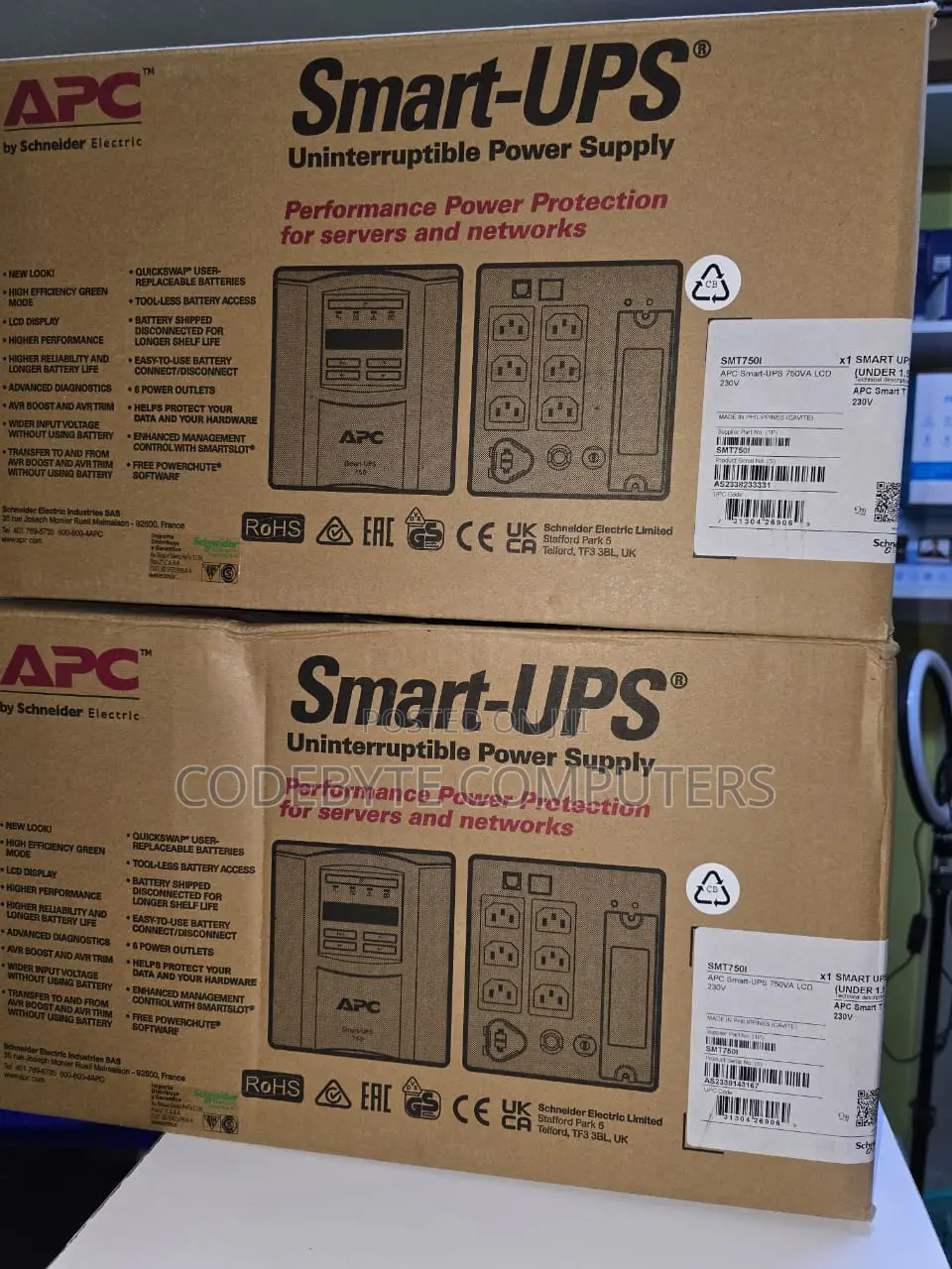 Apc Smart-Ups 750va LCD 230v (Smt750ic