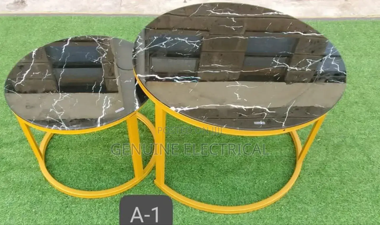 2pcs New Marble Top Nesting Tables1