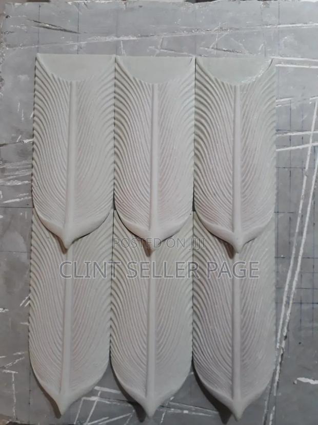 Designed Pu Feather Shape Stone Panels