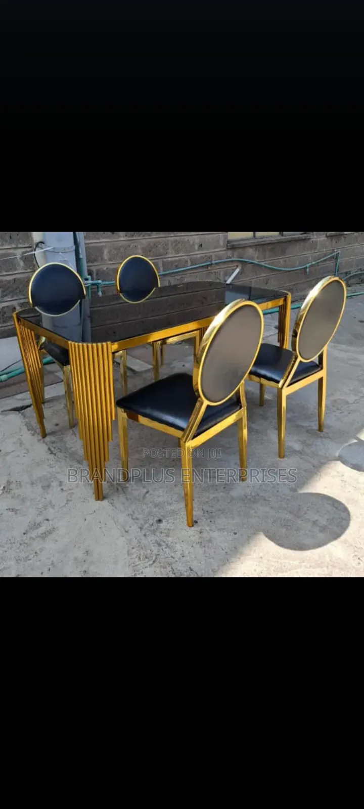 Black Golden Dinning Set