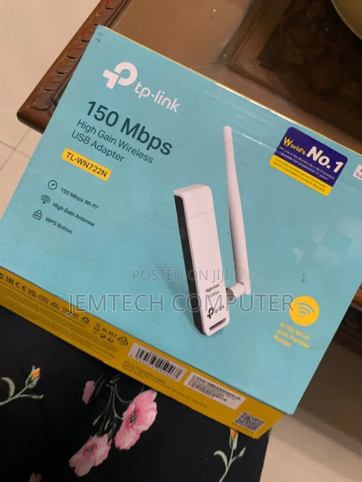 Tp-Link 150mbps Wireless Usb Adapter for Pc and Laptops
