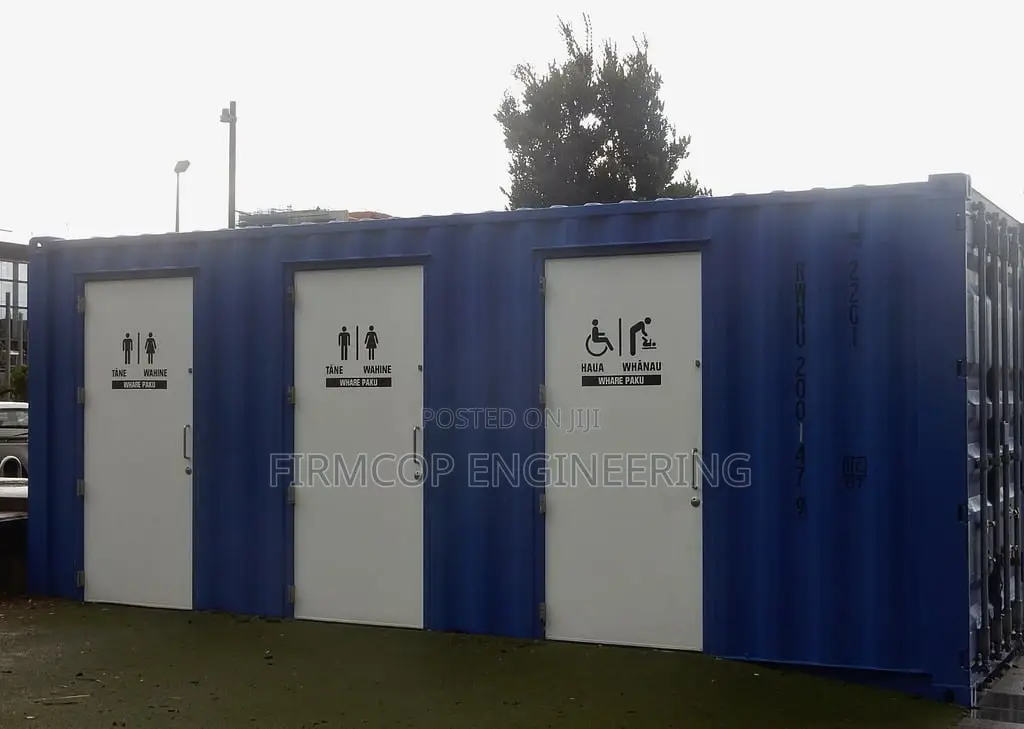 Fully Equipped Container Toilet