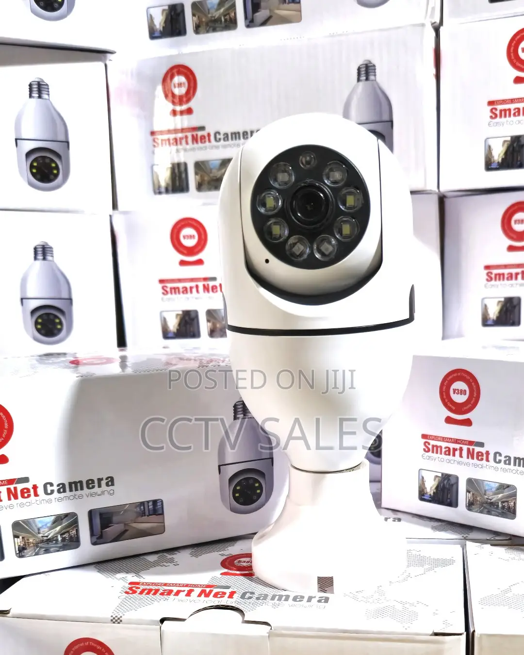 Wireless CCTV Bulb Camera 360 -PTZ Security Ip Camera