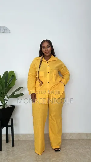 Linen Two Piece Set.