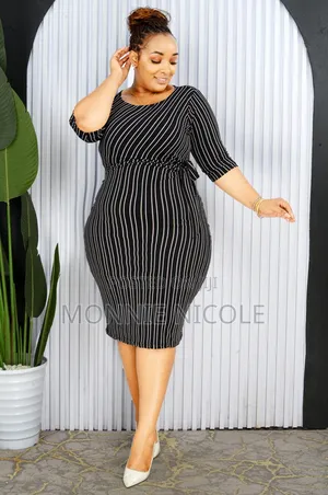 Pencil Dress-Stretchy Material 