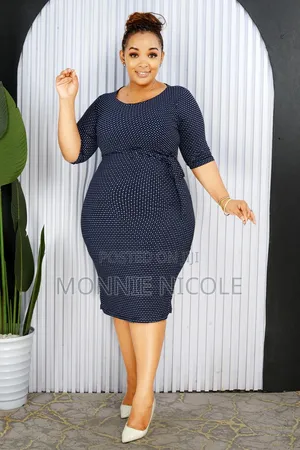 Pencil Dress-Stretchy Material 