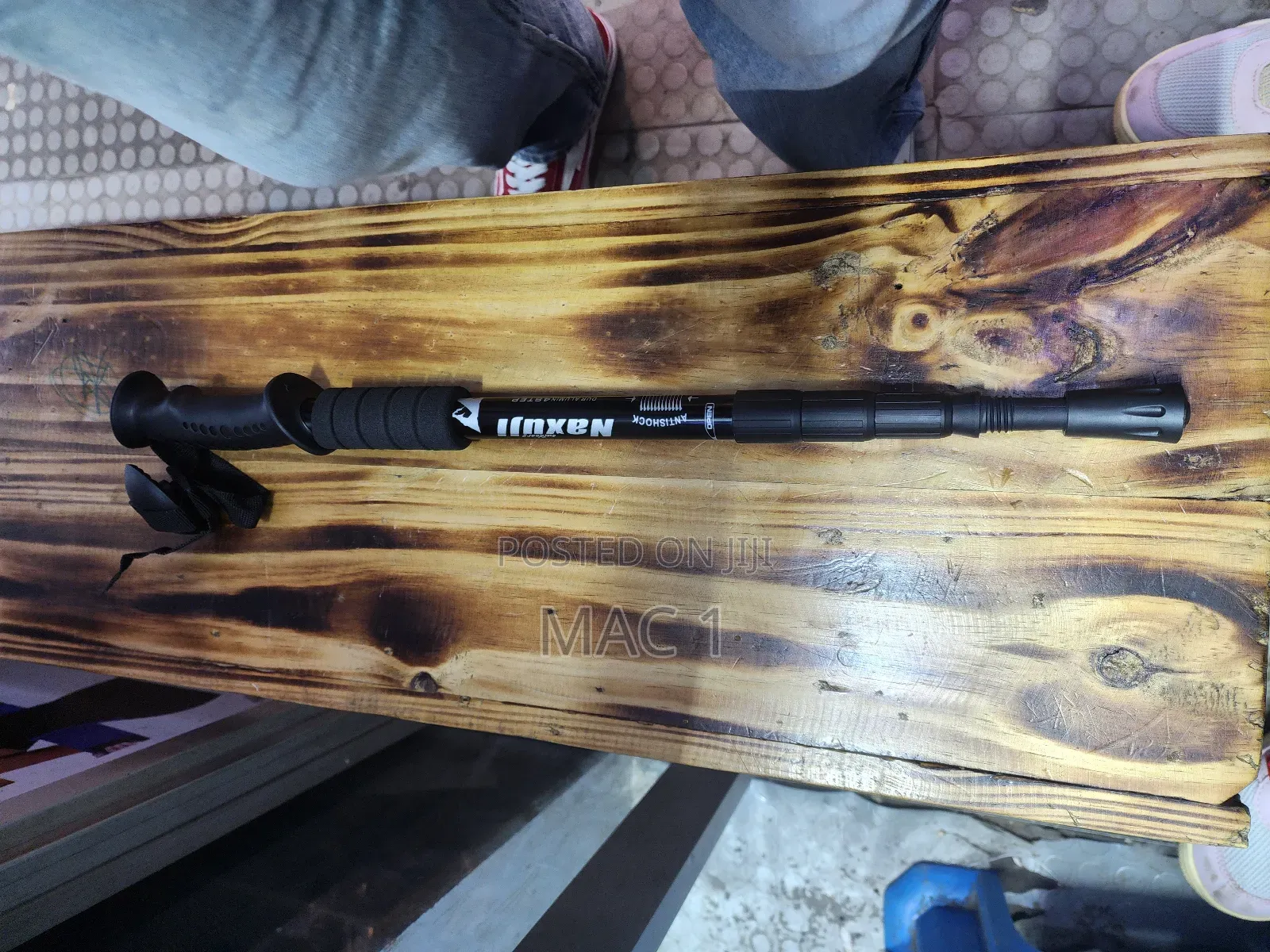 Metallic Hiking Stick