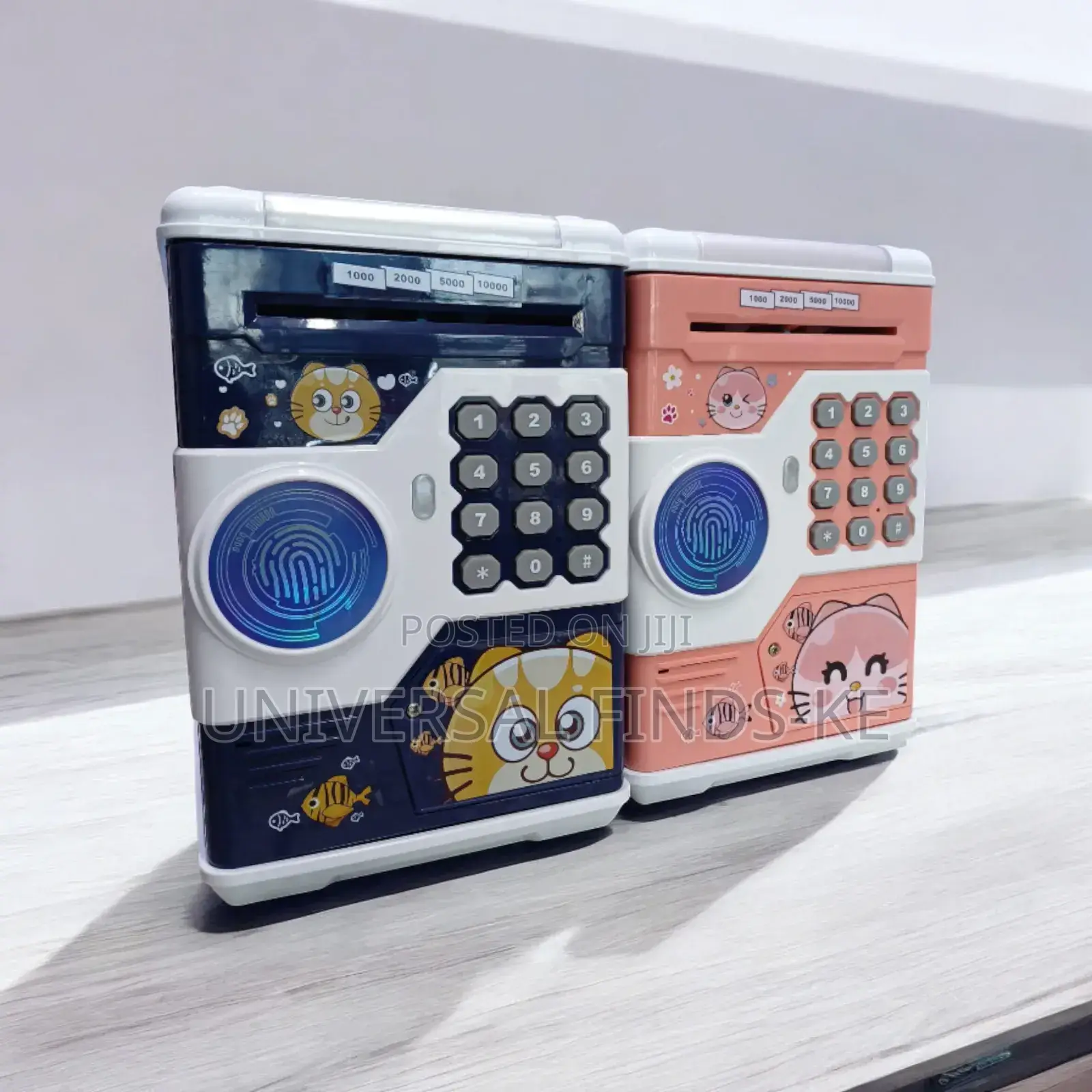 Homebank Piggy Bank Kids Atm Bank With Fingerprint