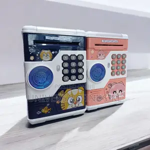 Homebank Piggy Bank Kids Atm Bank With Fingerprint