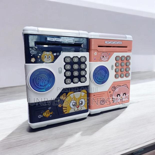 Homebank Piggy Bank Kids Atm Bank With Fingerprint