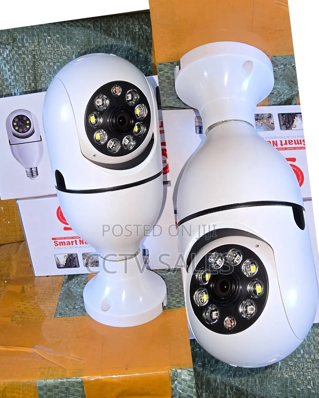 Wireless CCTV Bulb Camera 360° Ai Motion Detect