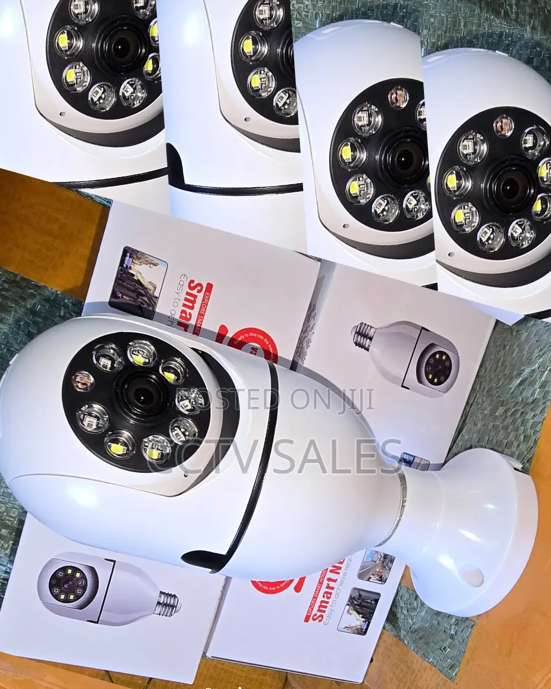 Wireless CCTV Bulb Camera 360 Degrees Smart Lights