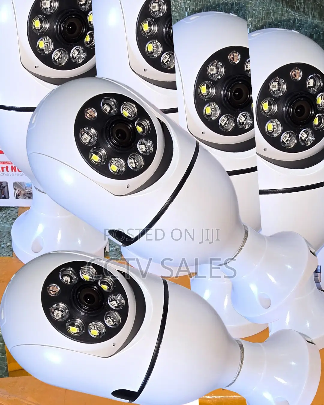 Wifi Smart Light Bulb Camera Wide View V380pro App