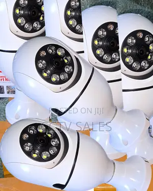 Wifi Smart Light Bulb Camera Wide View V380pro App