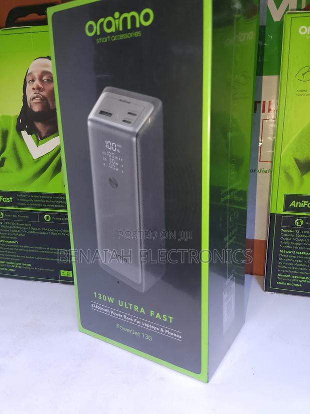 Laptop Powerbank.Oraimo Laptop Powerbank 27600 Mah