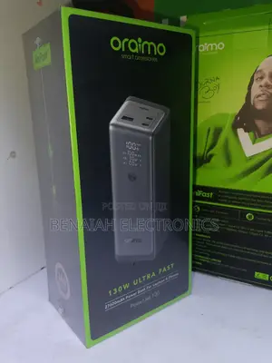 Oraimo Laptop Power Bank.27600mah,130 Watts.Smart Charging.