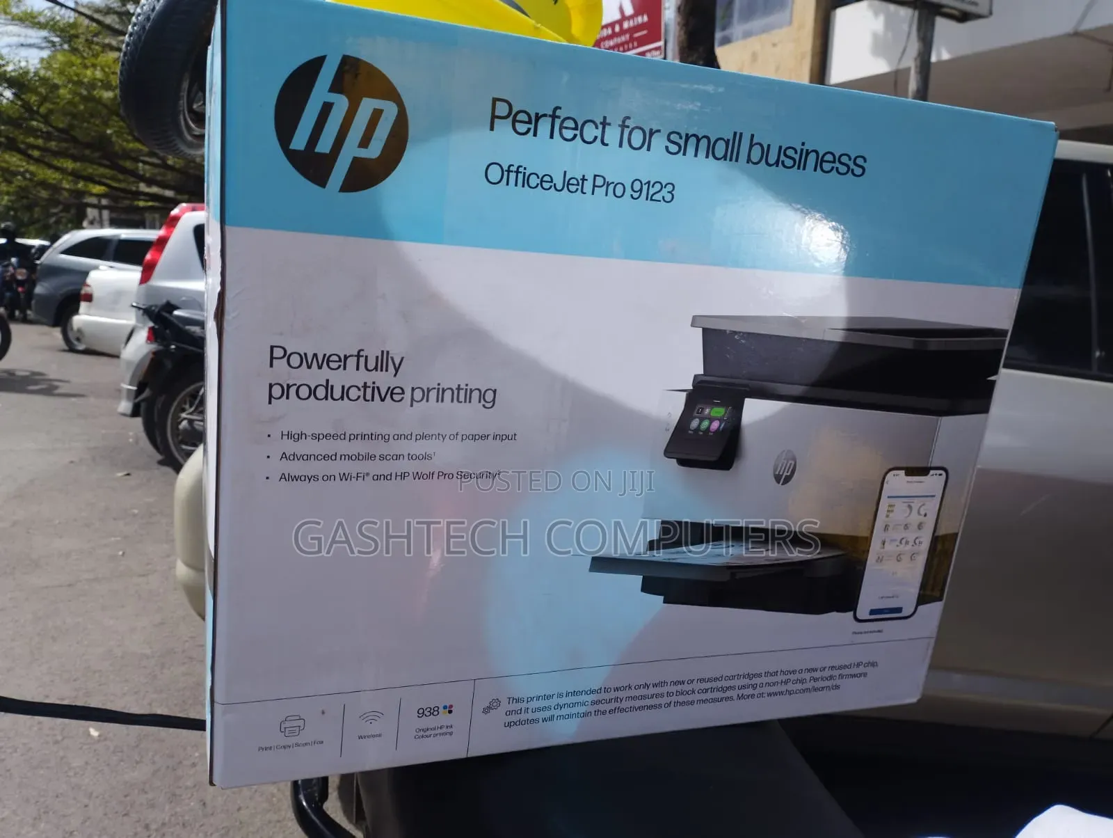 Hp Officejet Pro 9123 Print Speed Up to 22 Ppm(Bk)18ppm Cl