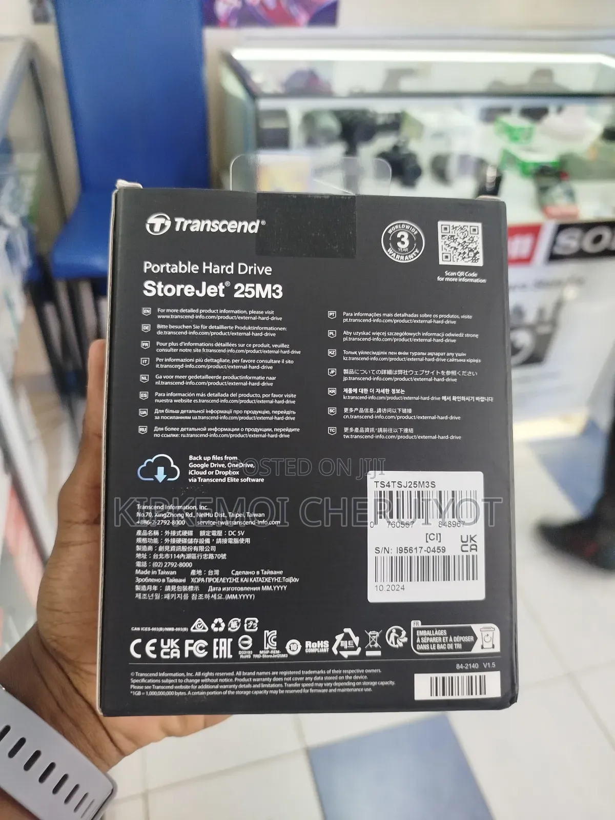 4 Tb Transcend Hard Drive