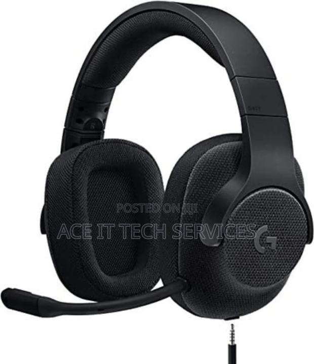 Logitech G433 7.1 Surround Gaming Headset Triple Black - main view