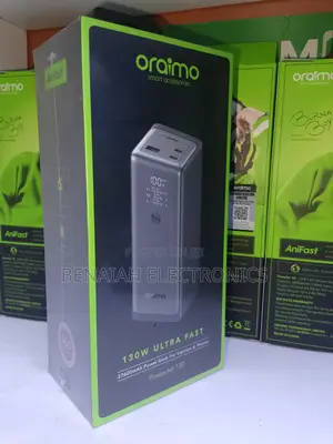 Laptop Oraimo Powerbank 27600mah,130 Watts.Free Usb-C Cable