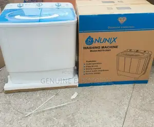 Nunix 7.5kgs Twin Tub Washing Machine.