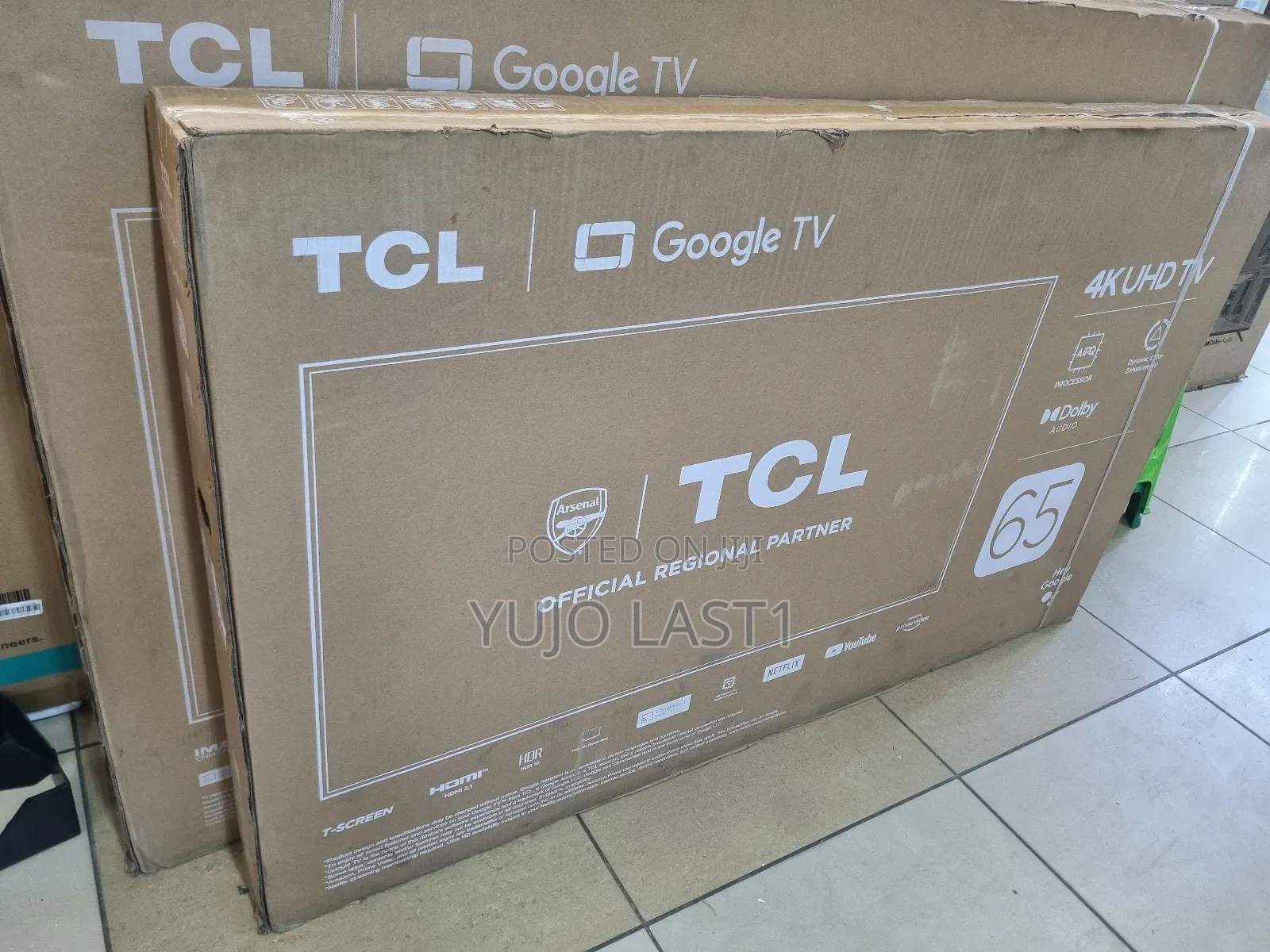 TCL V6d 65 Inch HDR Google Tv Free Wall Bracket