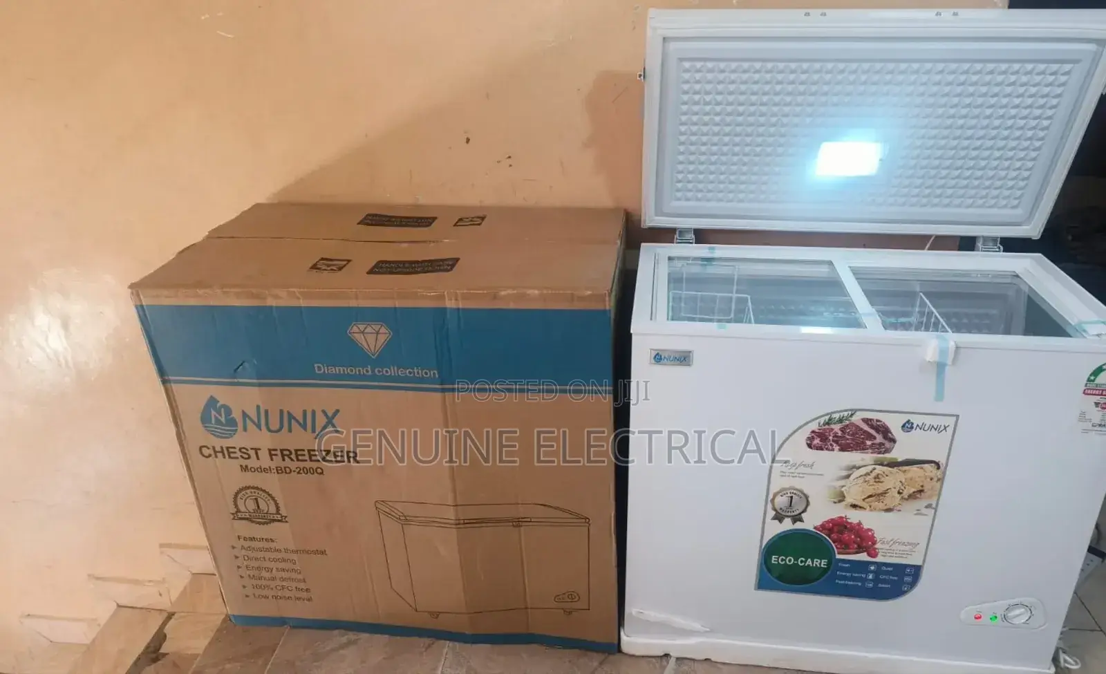 Nunix 200litres ~ Powerful Energy Saving Freezer