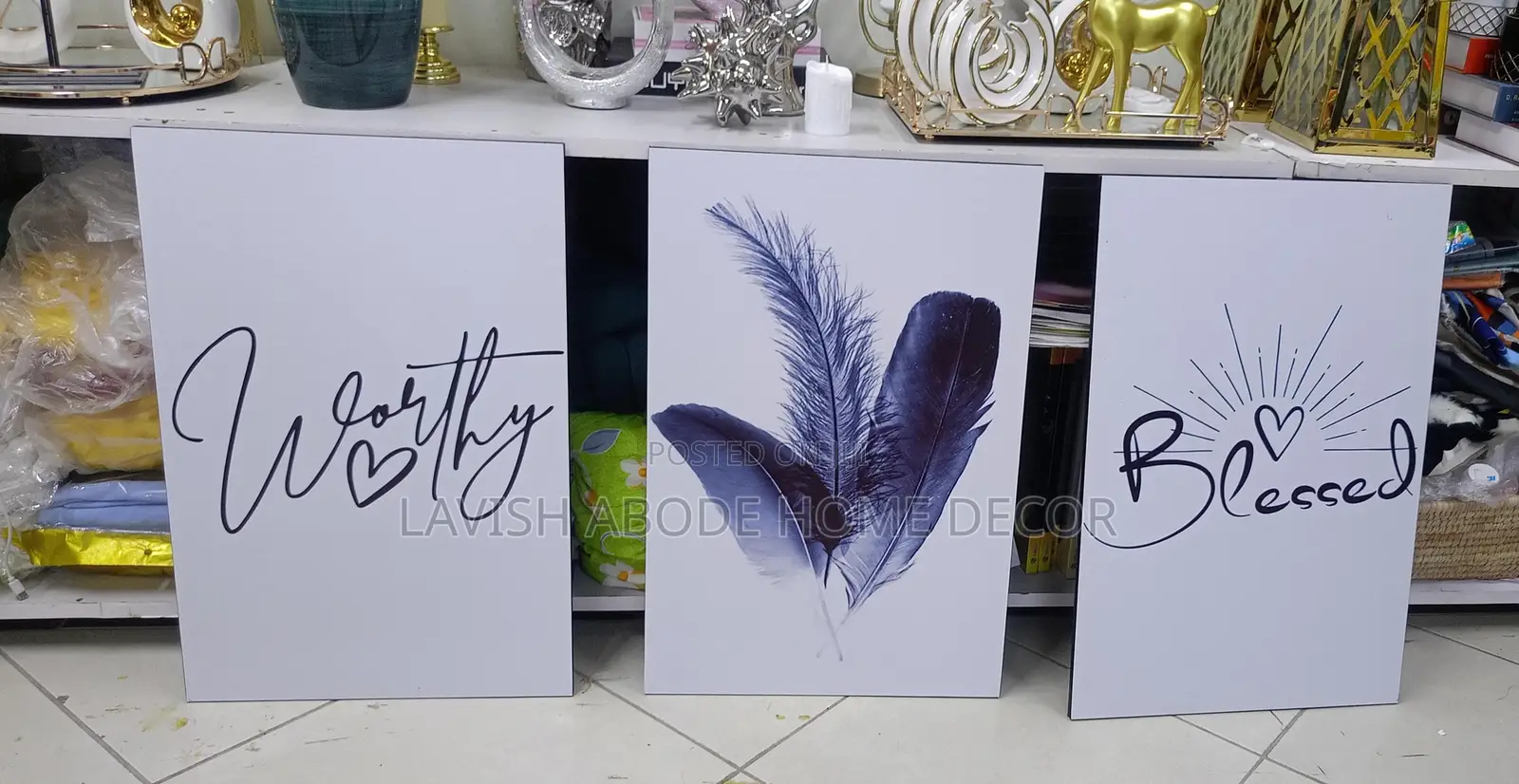 Set of 3 Wall Hanging Art
