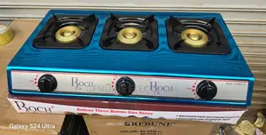 3 Burner Cooker, With Auto Ignitionroch 3 Burner Stainless