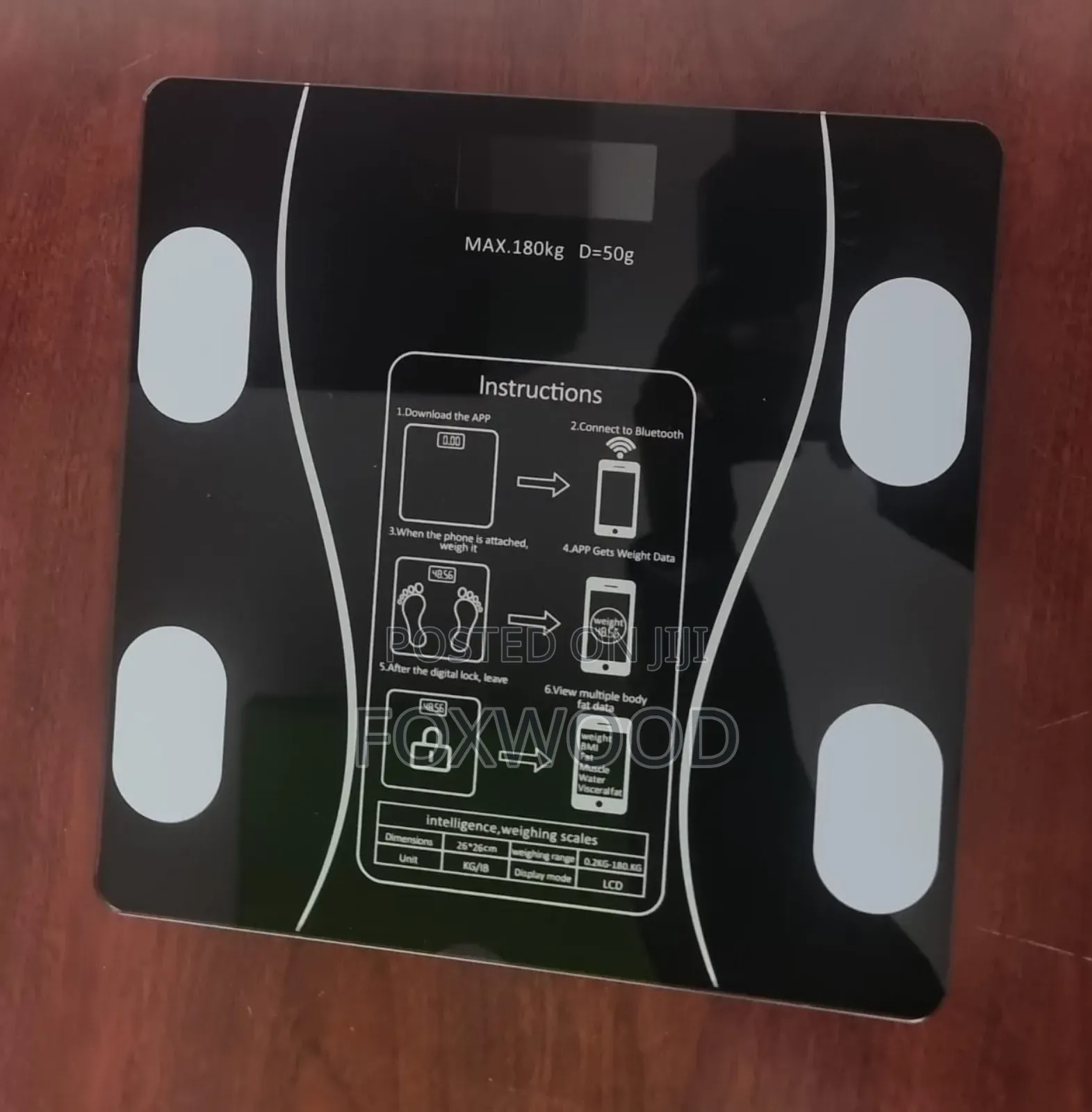 LCD Bluetooth Personal Smart Weighing Scale