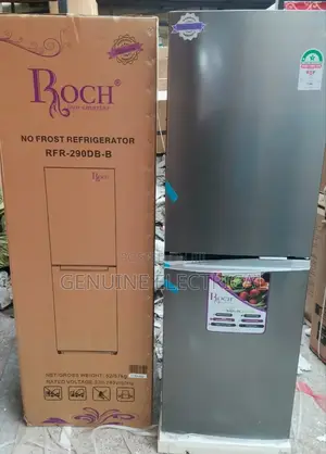 Refregirator Roch RFR 290-Db-B, Bottom Freezer- Silver