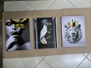 Grey Theme Wall Hanging Set of 3 Arts