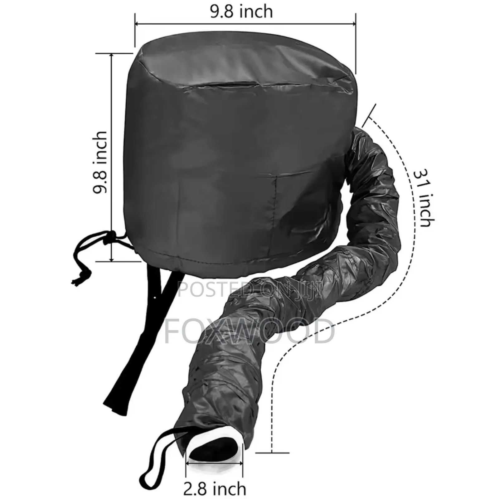 Bonnet Hood Hairdryer Attachment Hair Dryer With Chin Strap