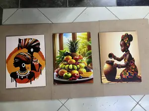 African Themed Wall Hanging A3 Wall Art